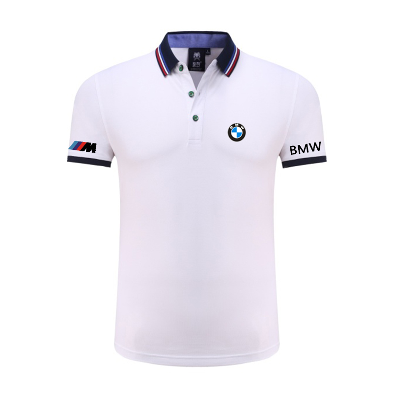 2022 Polo BMW Motorsport Col Contrasté Coton Homme Manche Courte